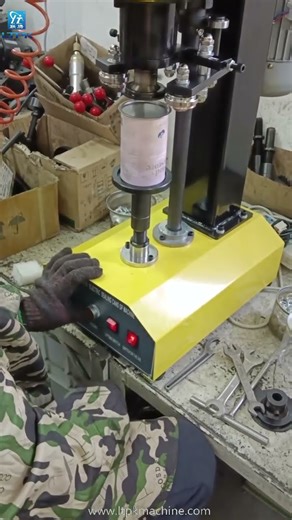 LT-160 Semi Automatic Electric Paper Can Sealing Machine#canseamer #cansealer #cansealingmachine