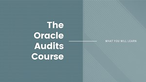 Introduction to Oracle Audits 
