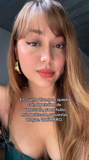 Fanny Esperanza on Instagram: "RARÍSIMO. En cuanto Trump se adueñó del petróleo de Venezuela, automáticamente dejaron de aparecer las lanchas con supuestos cargamentos ilegales… #reels #viral #venezuela #politica"