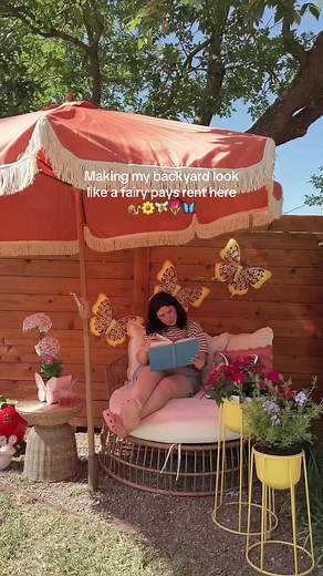 Backyard Fairy Garden Decor Ideas from At Home (Summer Setup)