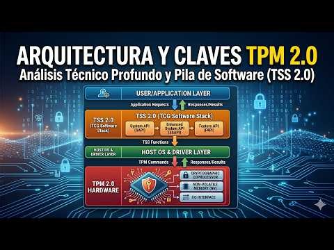 Arquitectura y Claves del TPM 2.0: Análisis Técnico Profundo y Pila de Software (TSS 2.0)