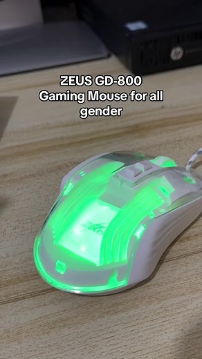 Get the Sleek and Transparent Zeus GD-800 Gaming Mouseshop