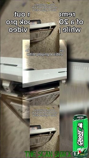 (YTPMV) Removing Ram Out Of A 2011 Macbook Pro While Playing a Video Scan V2