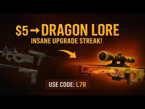 From Small Skins to DRAGON LORE! 🔥 INSANE UPGRADE STREAK! (csgocases promo code 2025)