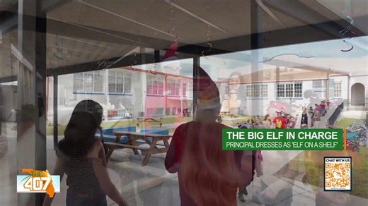 Principal dresses up as Elf in Charge