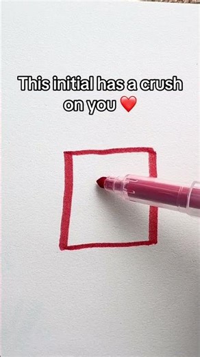 This initial secretly has a crush on YOU 😳❤️ Guess who! #crush #fyp #viral #shorts