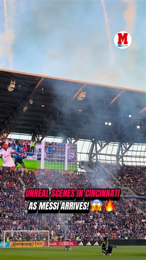 UNREAL SCENES IN CINCINNATI AS MESSI ARRIVES! 😱🔥This is how Cincinnati fans PACKED the stadium for the Conference Semifinal showdown against Inter Miami! 💙🧡🏟️#Cincinnati #InterMiami #MLSCupPlayoffs #MLS #LionelMessi | Marca in English