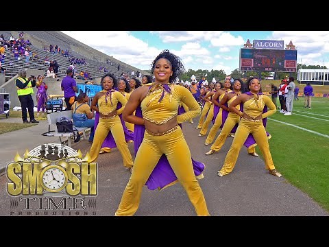 Alcorn State University S.O.D + Golden Girls + Purple Flashers (Marching In) Homecoming 2022