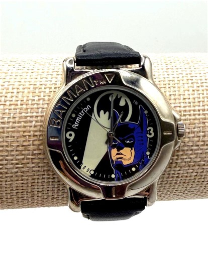 Vintage Batman Armitron Quartz Watch W/ Partial Original Box | DC Comics 1990s Collectible - Etsy