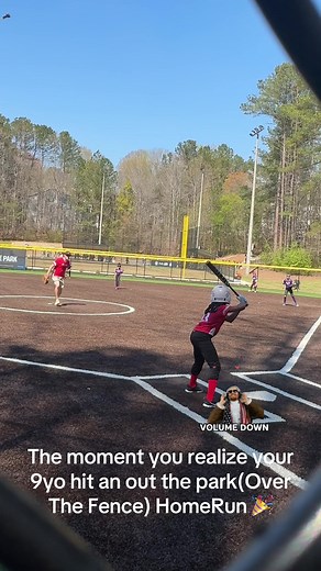 9yo Softball Player Hits Out of the Park Homerun | Proud Mom