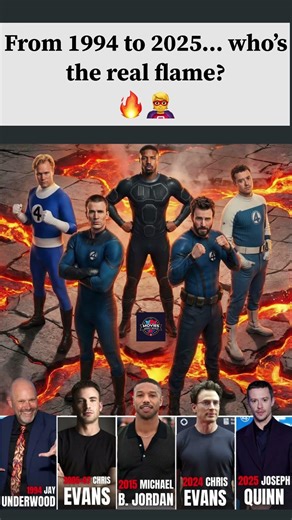 Human Torch Evolution: 1994 to 2025 💥 #FantasticFour #USA #Trending