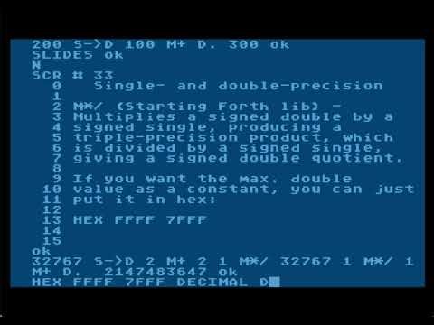 Advanced APX Forth Part 4 - Atari 8-bit