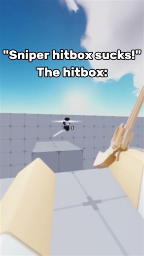 Sniper hitbox is REAL #rivals #roblox #memes #viral #youtubeshorts #robloxmemes #shorts