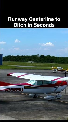 Perfect Touchdown Turns Into Runway Excursion | PZL-104 Wilga