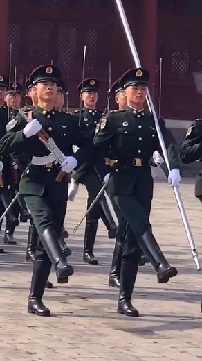 Chinese People's Liberation Army Honor Guard Ceremony