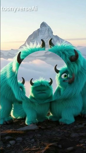 🤡 “The Snow Monsters Who Got Scared | ToonyVerse Shorts” #animation #shorts