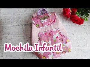 Mochila Infantil | Ateliê Art da Marii