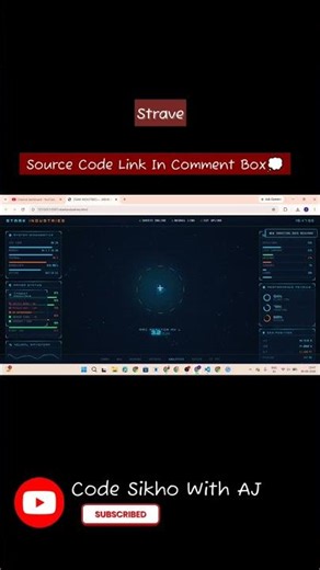 This UI Looks Straight Out Of Iron Man 😈🔥 | JARVIS-Inspired Futuristic UI | HTML CSS JavaScript