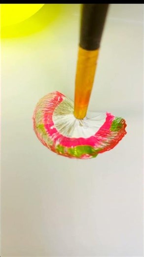 Razzmatazz white brown One Stroke Relax🎨Relaxing Satisfying #youtubeshorts #shortsfeed #art #colors