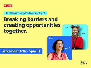 🌟 Don't Miss Our Facebook Live Event! 🌟 Join us this Thursday, September 12, at 5 PM ET for our Community Spotlight! We’ll be hosting the Oklahoma Department of Rehabilitation Services (OKDRS), dedicated to removing barriers and creating opportunities for individuals with disabilities in the workplace, school, and home. 🔗https://bit.ly/3ziUZgB Tune in live and be part of the conversation! | ttec USA