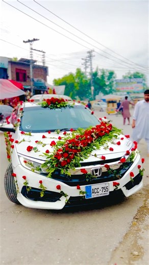 Best wedding card decoration, fresh flower