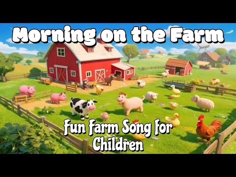“Barnyard Fun Song 🌞 | Farmer & Animals Sing Together | Kids Rhyme” | Preschool Learning Song |