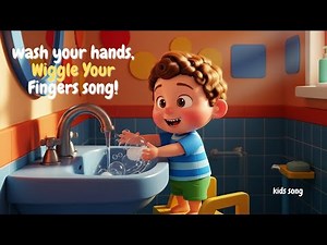 Kids Song, Nursery Rhymes | Wash Your hands, Wiggle Your Fingers
