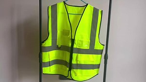 Reflective Safety Clothing High Visibility Jacket Hi Vis Workwear Clothing Safety Reflective Security Vest with Reflector