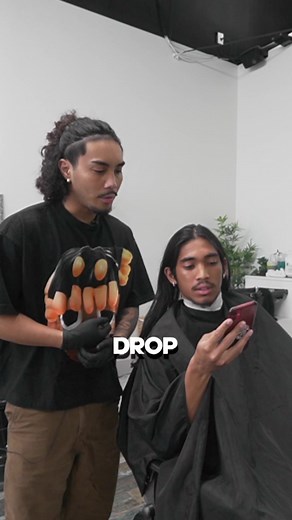 Haircut Consultation - 3 Years of Growth to a Mid Drop Fade with a Middle Part 🔥💈 #mylzinthecut