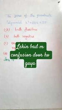 class X polynomials #maths