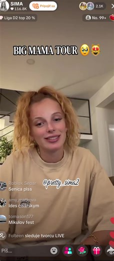 keď pôjde všetko podľa plánu tak by som mala ísť 🥹🥹🫶🫶 @SIMA @SIMA LIVESTREAMY #livestreaming #sima #bigmama #bigmamatour
