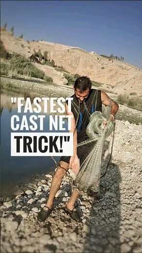 "How to Cast a Fishing Net Fast and Easy"