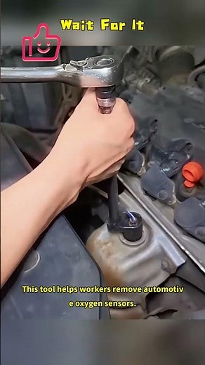 This tool helps workers remove automotive oxygen sensors