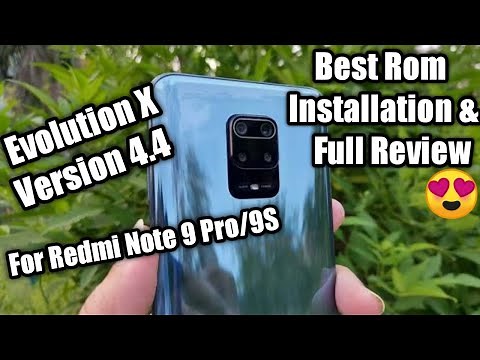 Evolution X 4.4 Rom For Redmi Note 9 Pro/9S | Installation & Full Review| 🔥🔥🔥