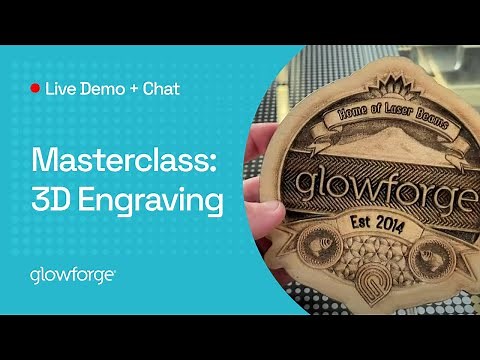 How to 3D ENGRAVE with Glowforge to create depth, dimension, & texture