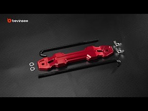 How to install Billet Aluminum Battery Hold Down Sets Battery Tie Down Bracket