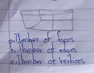 a. Number of facesb. Number of edgesc. Number of vertices... | Filo
