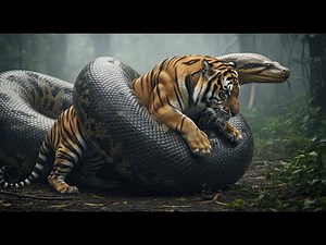 Tiger vs Giant Anaconda – The Most Realistic Jungle Battle Ever Caught on Camera