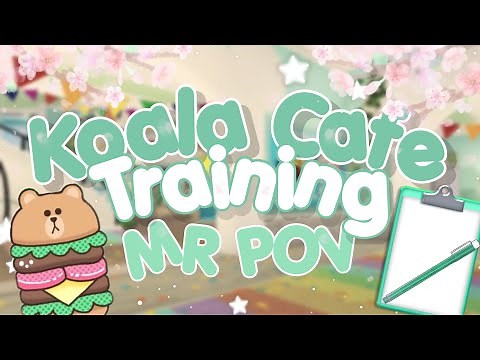 Koala Cafe Training | MR POV (Roblox)