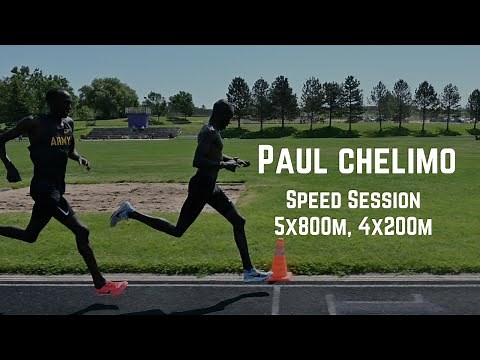 Paul Chelimo - Speed Session (5x800m, 4x200m)
