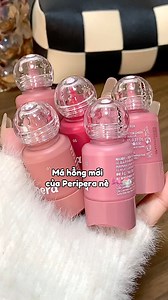 Má hồng kem mới của Peripera 🍧🎀 #review #mahong #peripera #periperasyrupytokcheek #swatches #xuhuong #viral #trendingreels | Tiệm Đào của Cherry