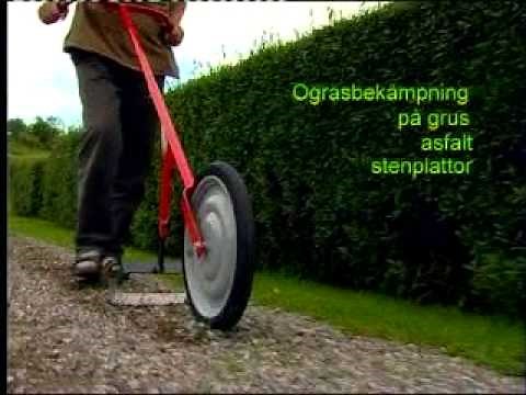 Hjulhacka världens bästa handredskap för grusgångar. OGRÄS