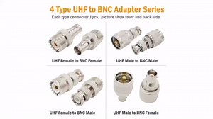 RF Coaxial Adapter Set, 23 Type UHF Adapter Kits, Mini UHF Adapter, PL259 to SMA/BNC/MCX/FME/F/TNC Connector for Ham Radio, CB Radio Antenna Adapter