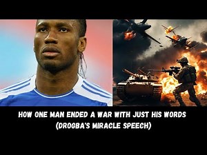 How Drogba Conquered Europe — and Stopped a CIVIL WAR with One Speech