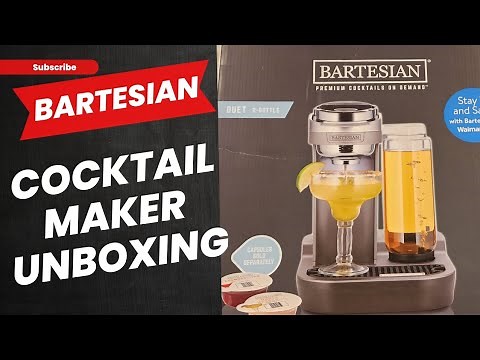 Turn Your Home into a Bar: Bartesian Duet Premium Cocktail Maker Review #bartestian #cocktails