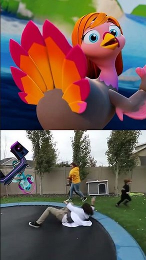 TURKEY DANCE with Adley and Family! escaping Doctor Dad