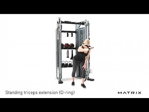 Standing Biceps Curl Exercises (D-ring) | Versa Functional Trainer | Matrix Fitness