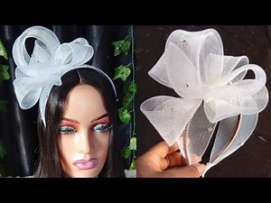HOW TO MAKE CRINOLINE FASCINATOR HEADBAND // Beginners friendly fascinator hat tutorial