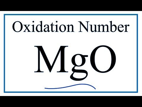How to find the Oxidation Number for Mg in MgO (Magnesium oxide)