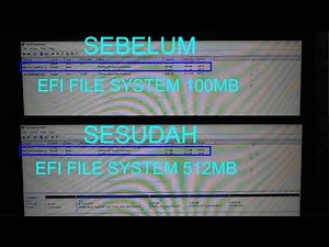 CARA MEMPERBESAR/MENGGANTI SIZE DARI EFI FILE SYSTEM | Tech Discussion